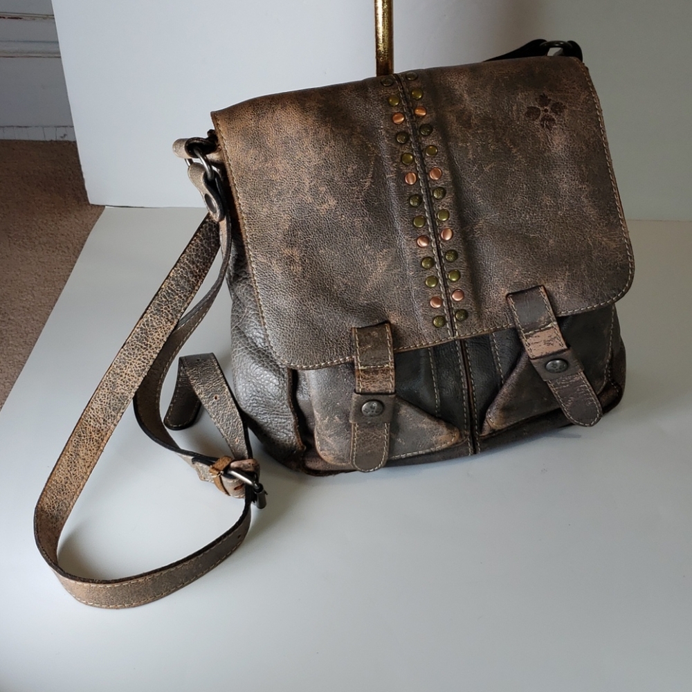 PatriciaNash Armeno vintage distressed crossbody